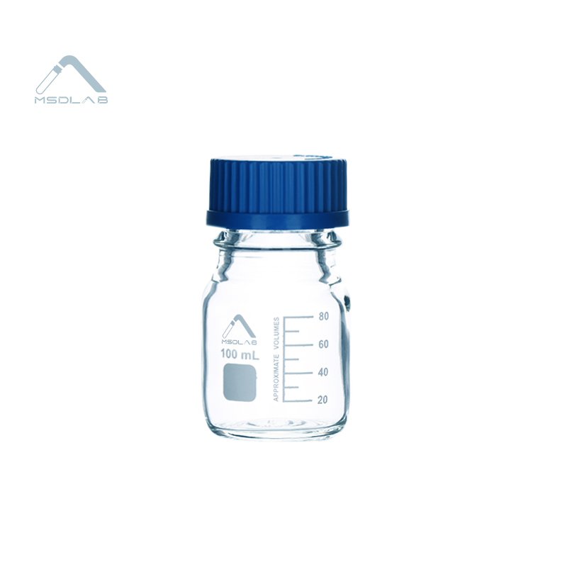 Screw-cap reagent bottle – blue cap-100ml