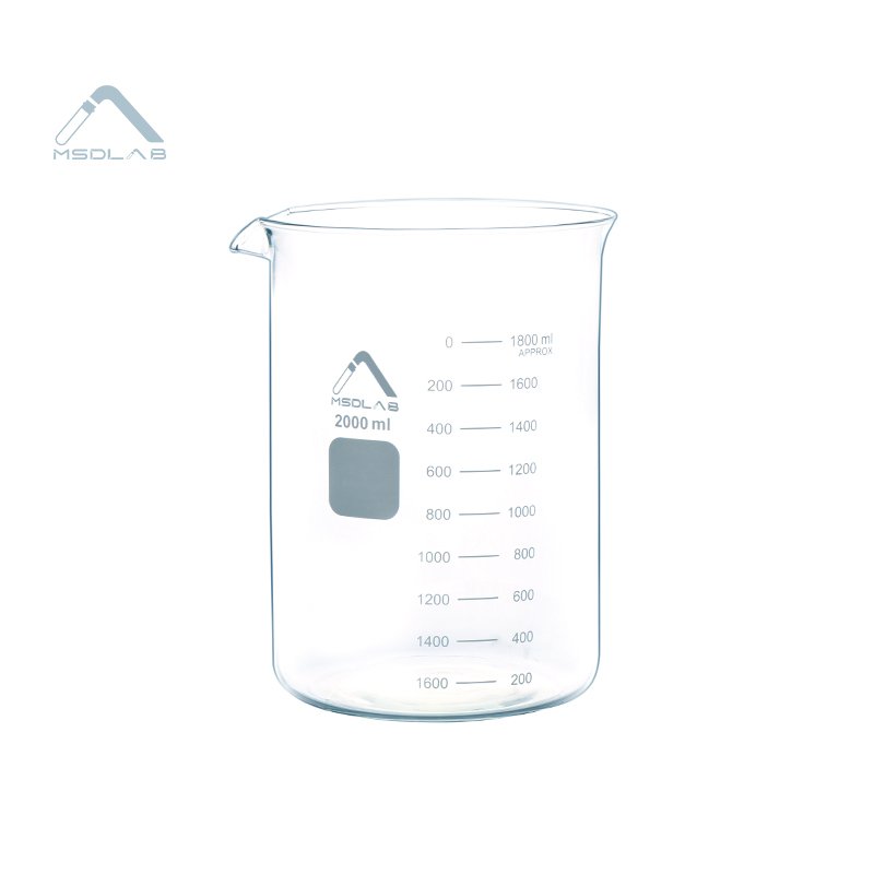 MSD Low form beaker-high borosilicate 3.3 glass-2000ML