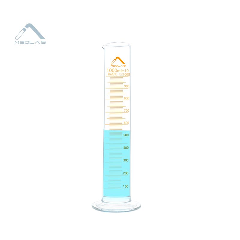 MSD-measuring cylinder-high borosilicate 3.3-1000ml