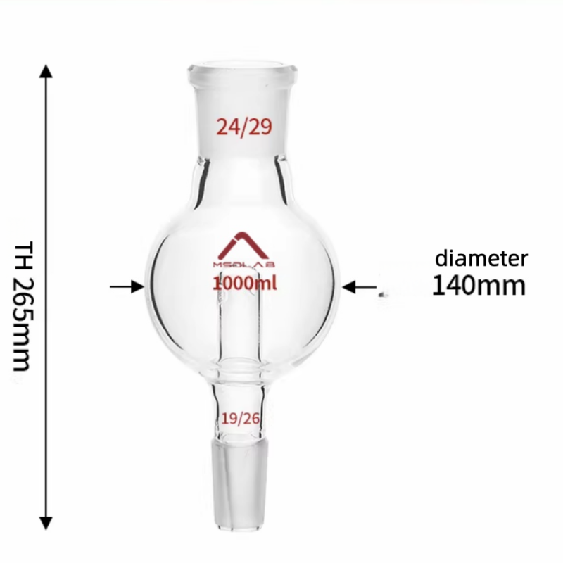 MSD Lab 1000ml Splash Head, 24/29 to 19/26 Joint