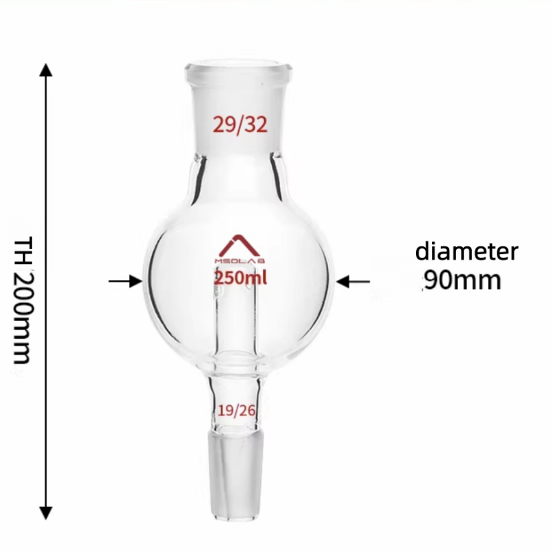 MSD Lab 250ml Splash Head, 29/32 to 19/26 Joint