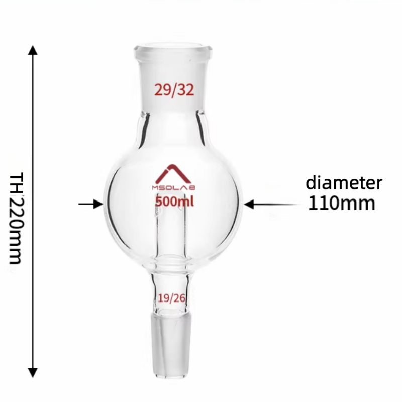 MSD Lab 500ml Splash Head, 29/32 to 19/26 Joint
