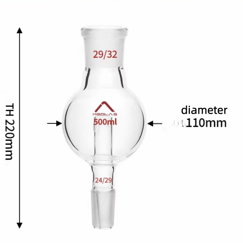 MSD Lab 500ml Splash Head, 29/32 to 24/29 Joint