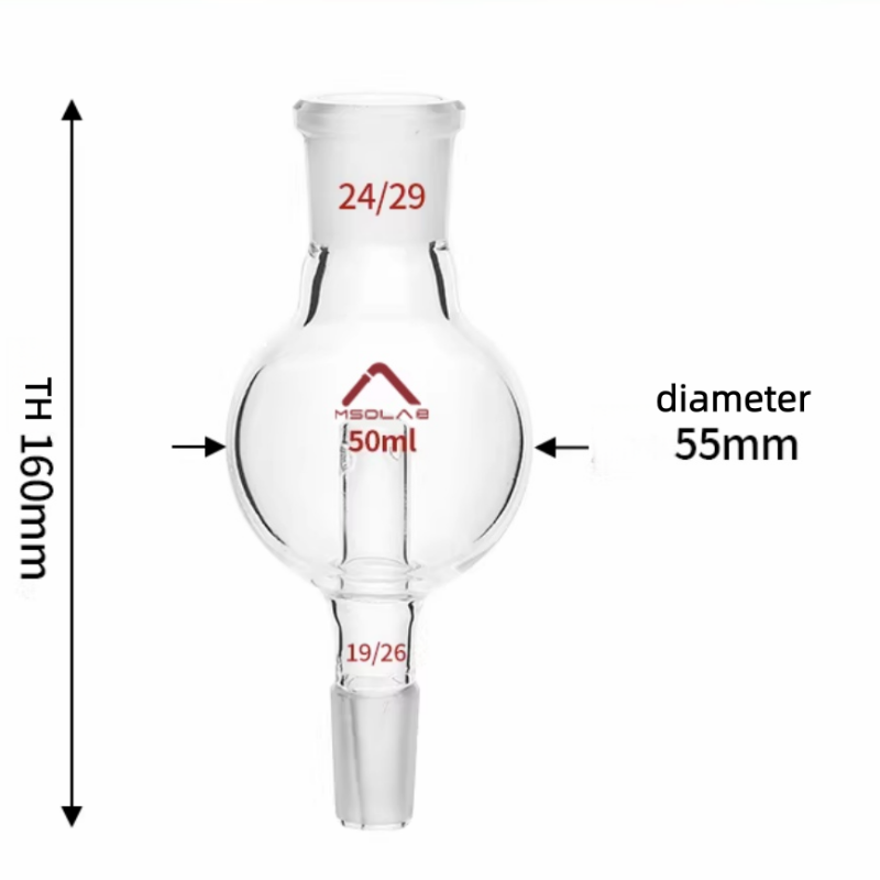 MSD Lab Rotary Evaporator Splash Head/Bump Trap 50ml(24/29 joint)