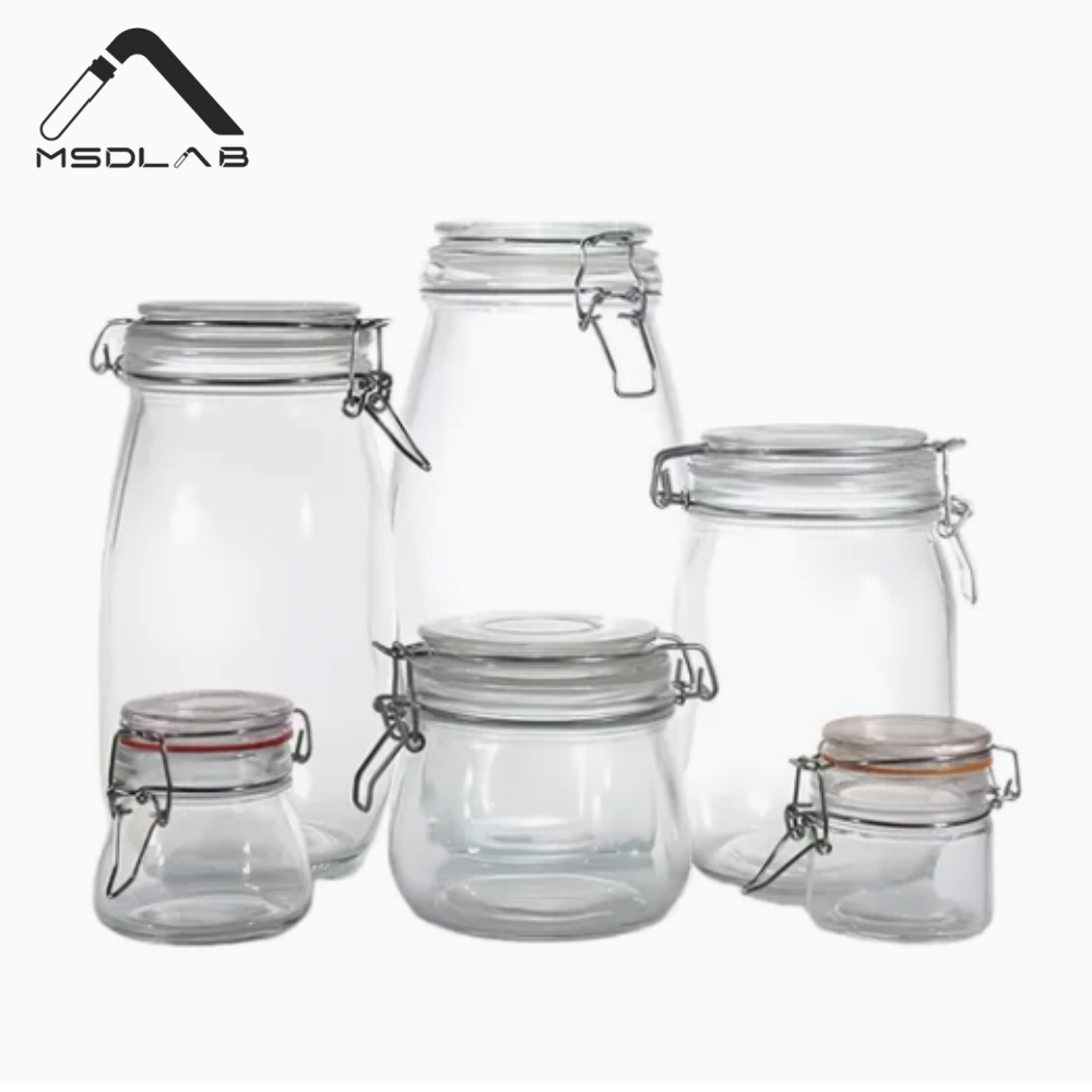 MSD Wholesale Glass Pickling Jars | 150ml to 500ml Airtight Hermetic Jars for Preserves & Spices