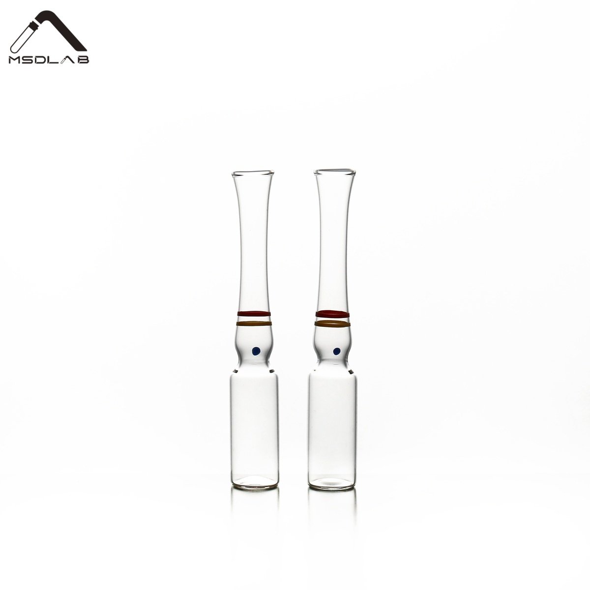 MSD ISO Standard Form C Glass Ampoules | High-Quality Borosilicate Glass Vials for Pharmaceutical & Cosmetic Use
