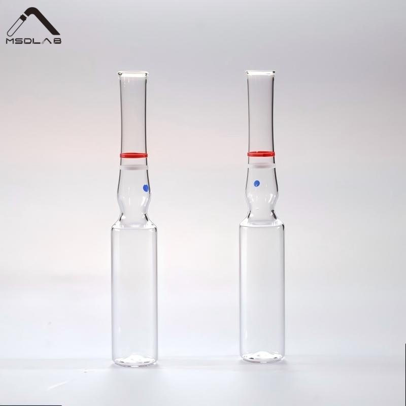 MSD ISO Standard Form C Glass Ampoules | High-Quality Borosilicate Glass Vials for Pharmaceutical & Cosmetic Use