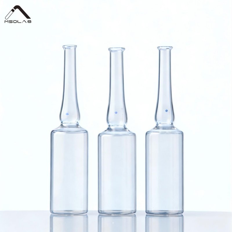 MSD Form B/C/D USP Type I Glass Ampoules (Clear & Amber)