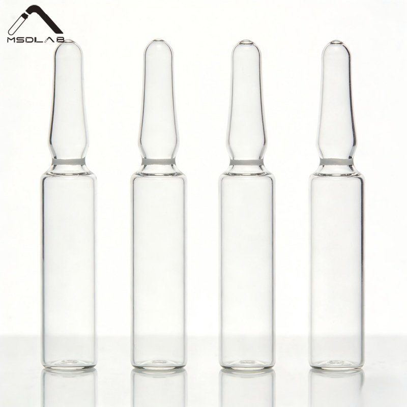 MSD ISO D Closed-Top Pharmaceutical Glass Ampoules | 1ml-30ml Borosilicate Glass