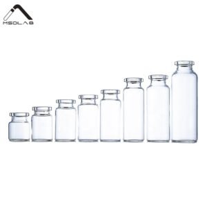 MSD Borosilicate Glass Injection Vials for Pharmacy/Lab/Cosmetic Use