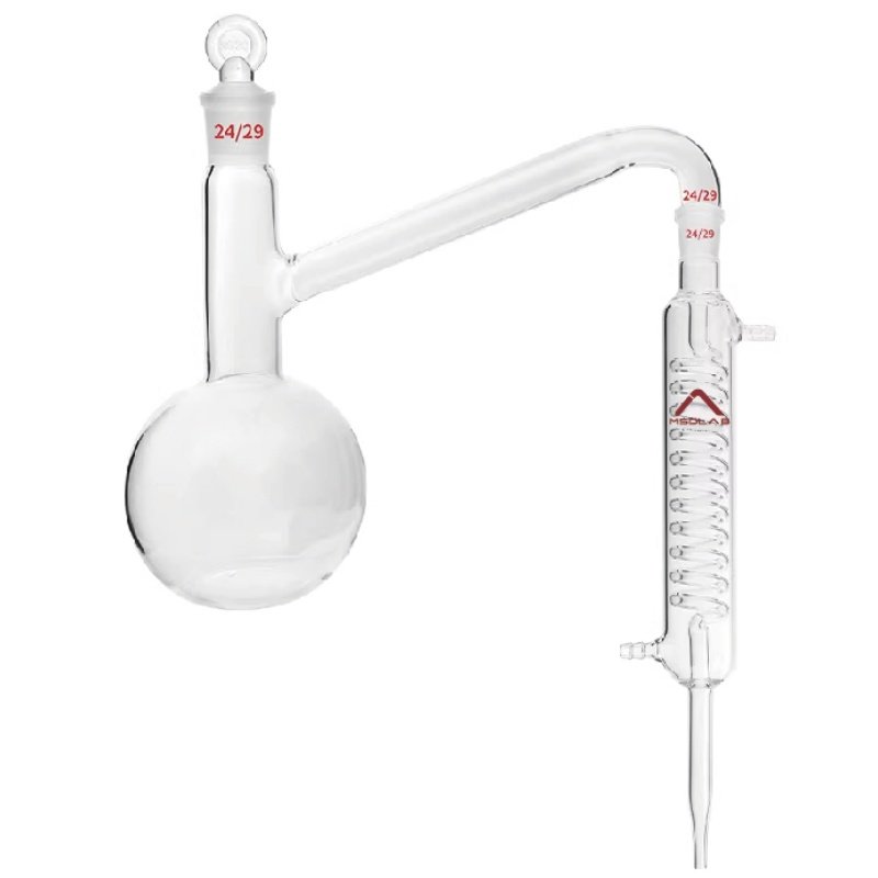 MSD Round Bottom Distilling Flask, Borosilicate Glass