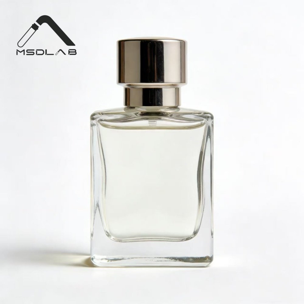 MSD 100ml Classic Square Glass Perfume Bottle – Heavy Base Luxury