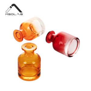 MSD 120ml Amber Gradient Glass Diffuser Bottle – Luxury Aroma Jar