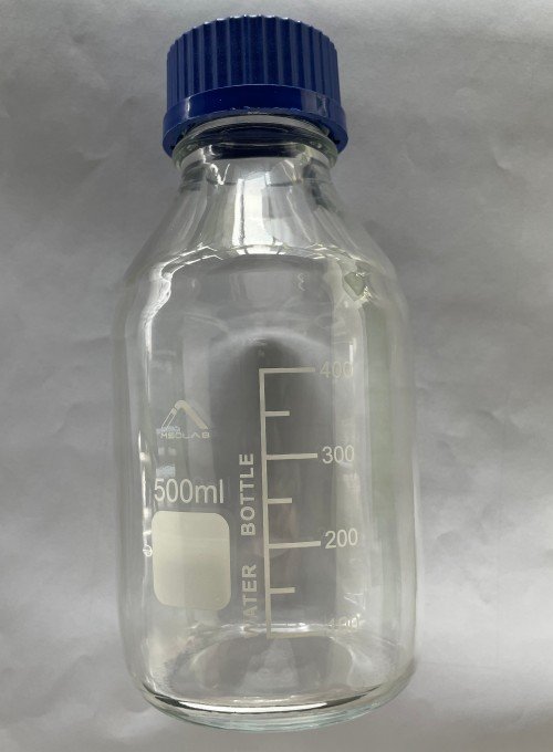 MSD Hot Popular 500ml 3.3 Borosilicate Blue Screw Cap Bottle