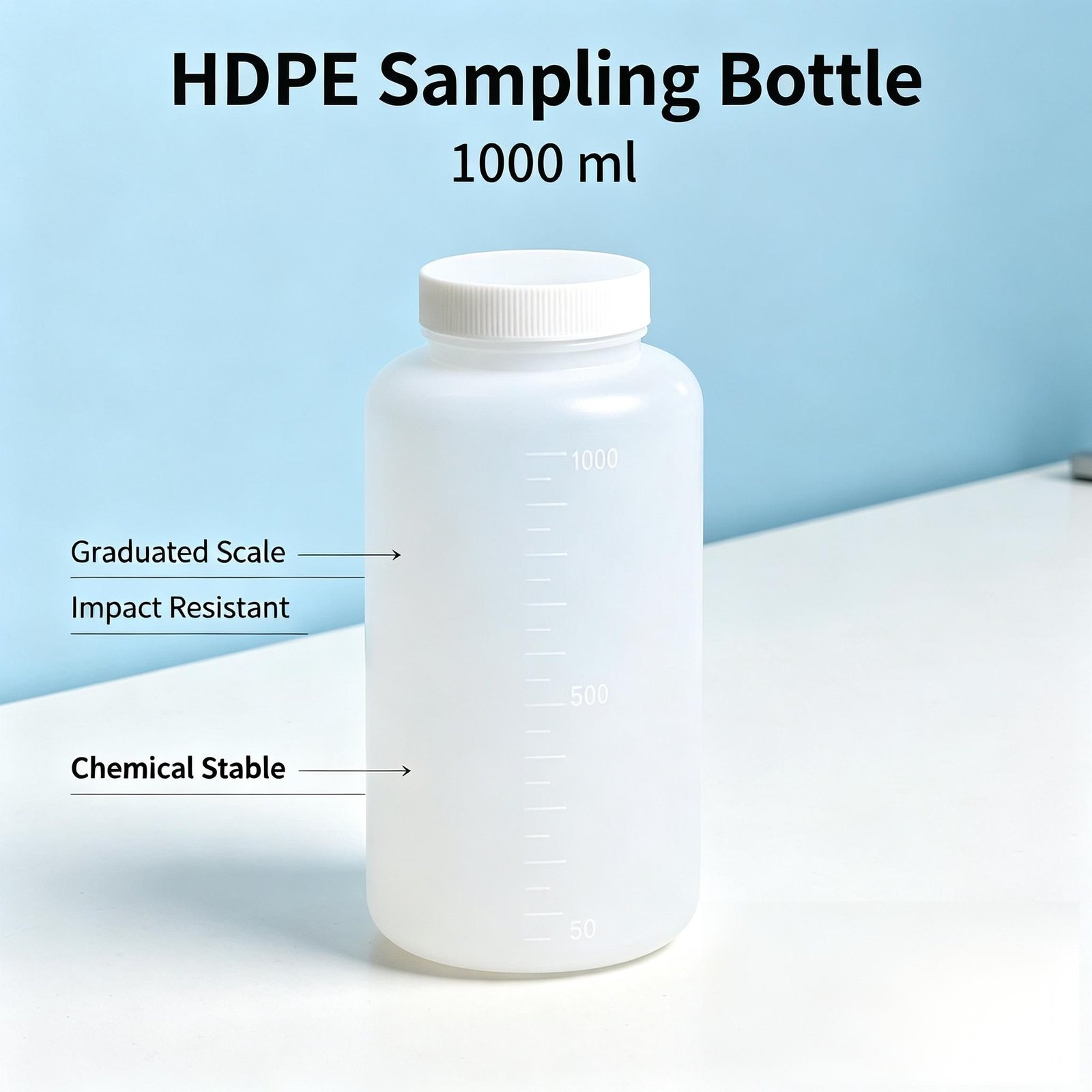 1000ml HDPE Sampling Bottle