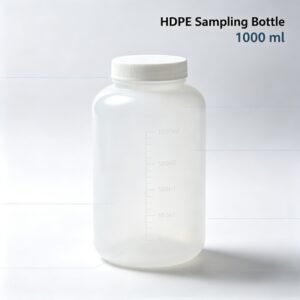 1000ml wide mouth HDPE plastic reagent bottle
