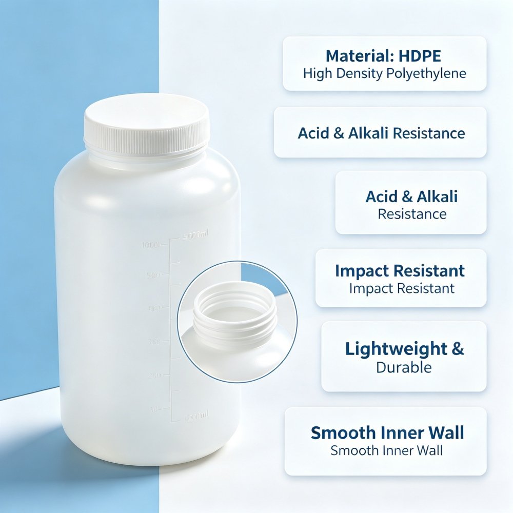 1000ml HDPE Sampling Bottle